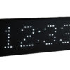Calendario cronómetro LED blanco