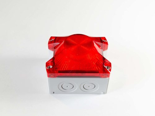 Baliza De Señalización Industrial LED Blanco / Rojo 12-48VDC